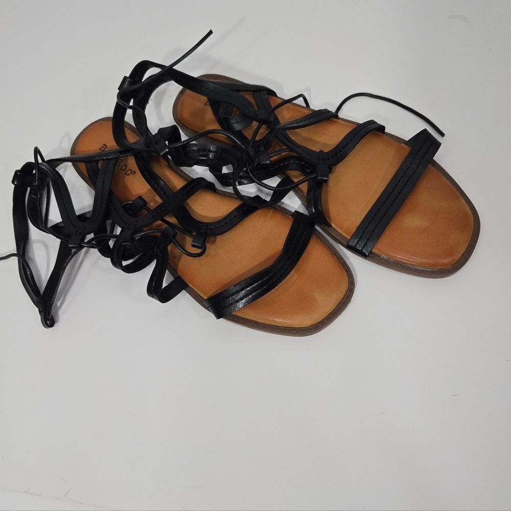 BAMBOO black sandals